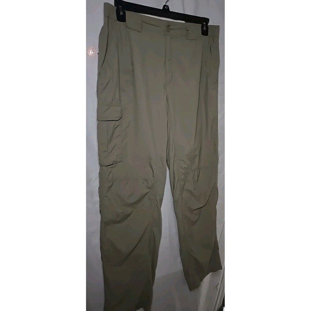 Columbia Sportswear Titanium Lightweight Cargo Hiking Pants, Sz Med 34", Khaki - Picture 4 of 10